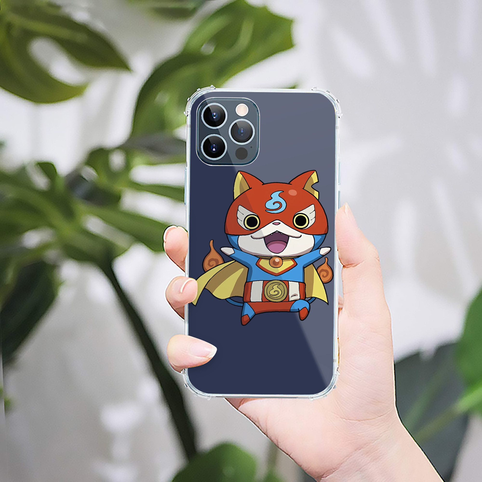 （画像用） 妖怪ウォッチ Yo-kai Watch 【iPhone 12シリーズ対応】透明スマホケース（クリアソフトケース）